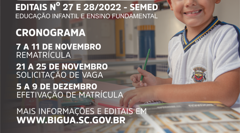 Rematrículas e matrículas 2023